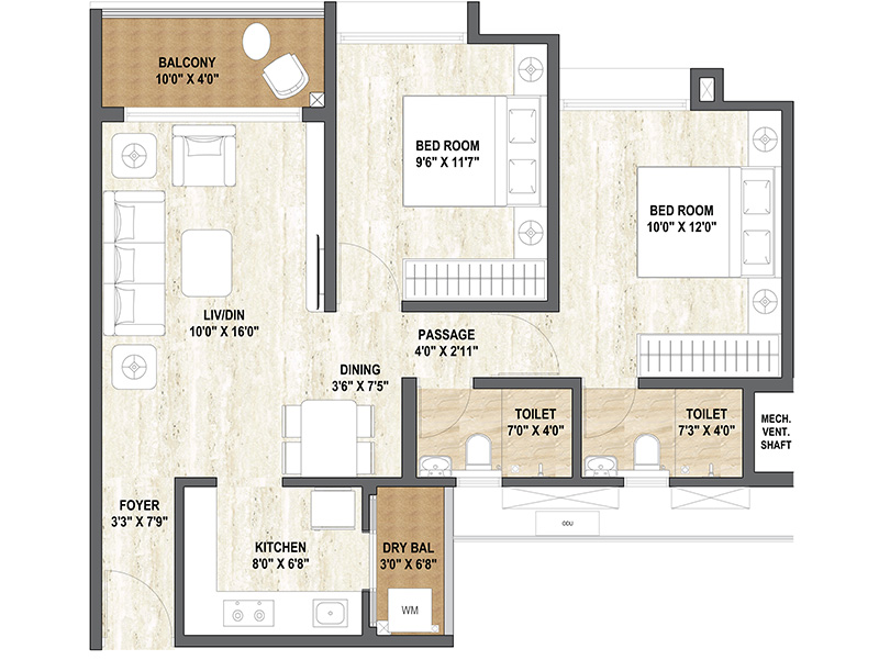 2-BHK-S-Boston 2-BHK-S-Boston